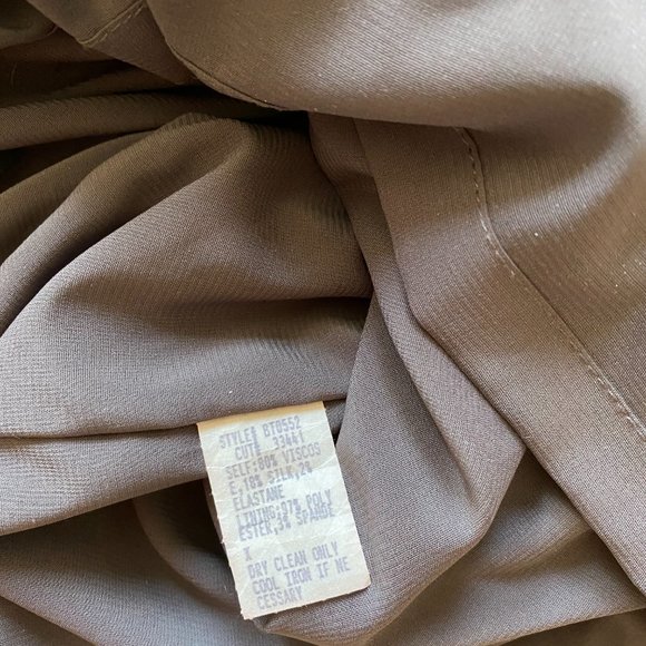 Dark Grey Nicole Miller Velvet Dress - Picture 10 of 10